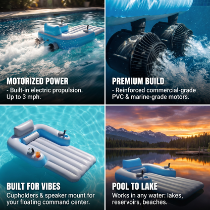 The Society Cruiser™ — Motorized Pool & Lake Float