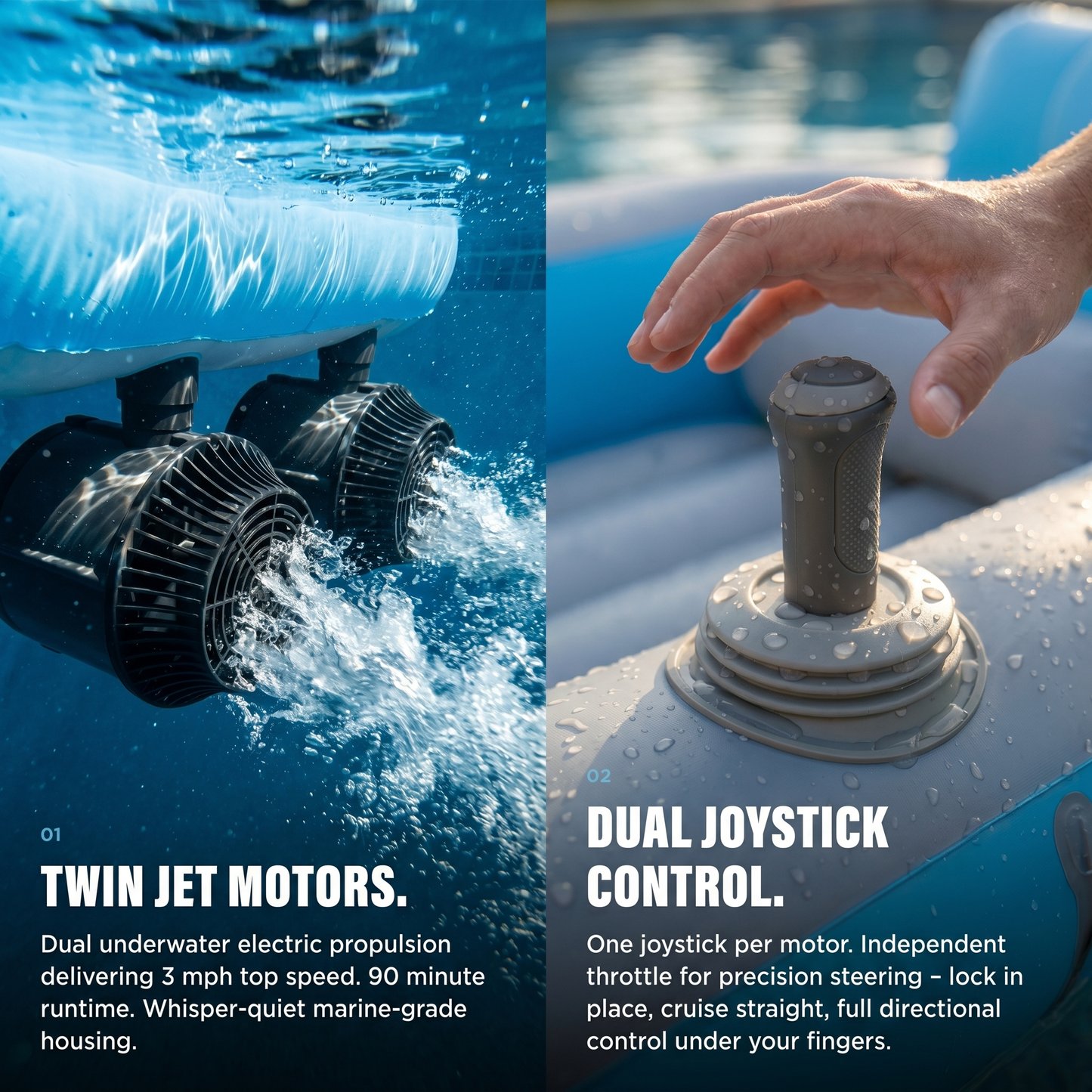 The Society Cruiser™ — Motorized Pool & Lake Float